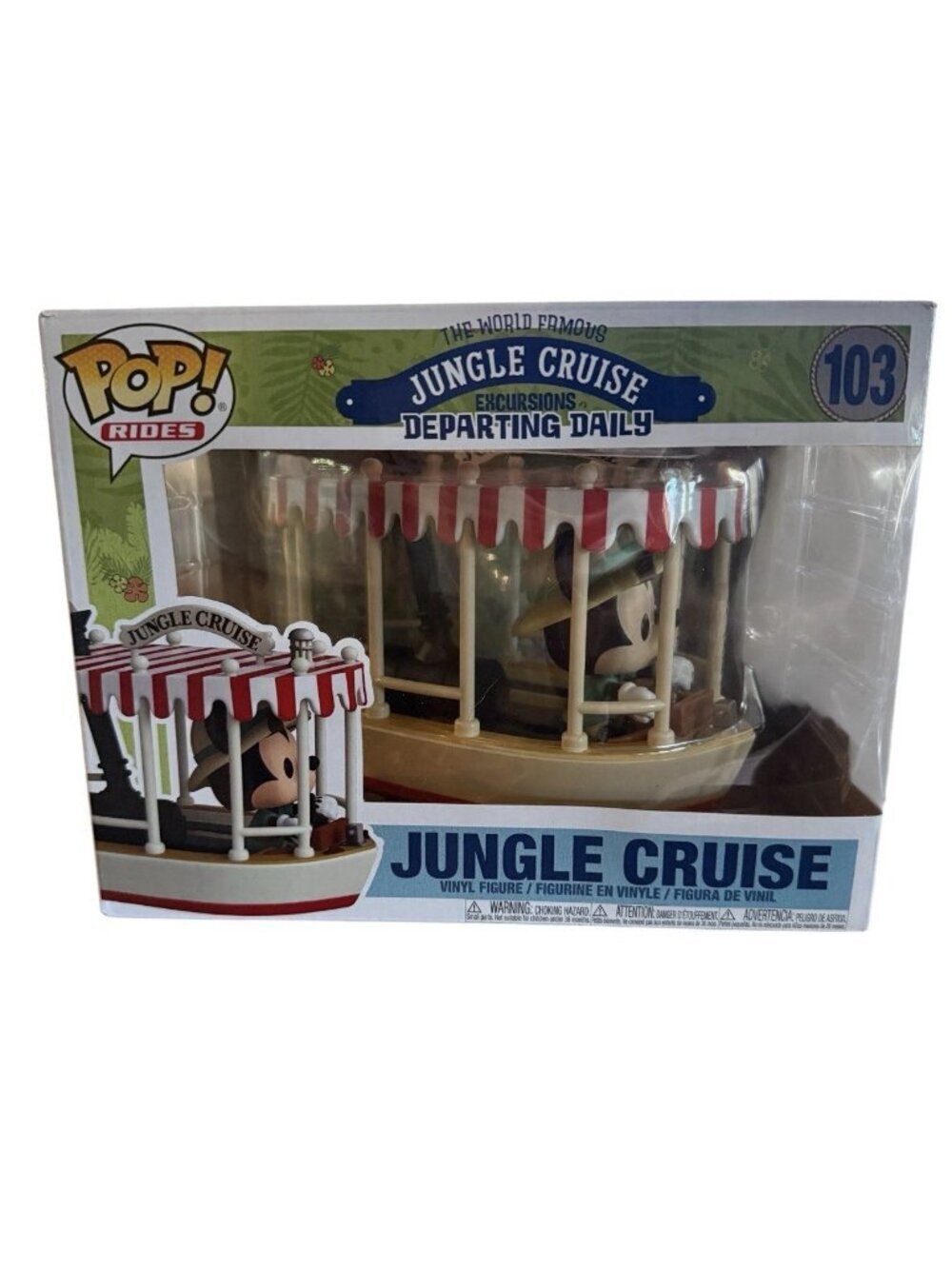 The Jungle Cruise - Mickey Mouse 103 FUNKO POP VINYL NEW IN MINT BOX - Picture 9 of 9